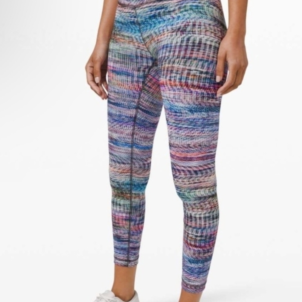 Lululemon Athletica Multicolor Patterned Leggings